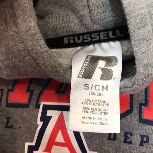 U of A short sleeve grey hoodie - Picture 4 of 4